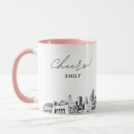 Caneca Omaha Wedding Personalised Coffee Mug