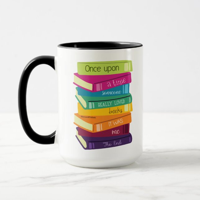Caneca Once Upon A Time Someone Loved Books (Esquerda)