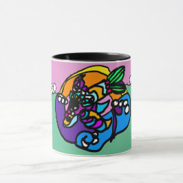 Caneca Onda de golfinho 