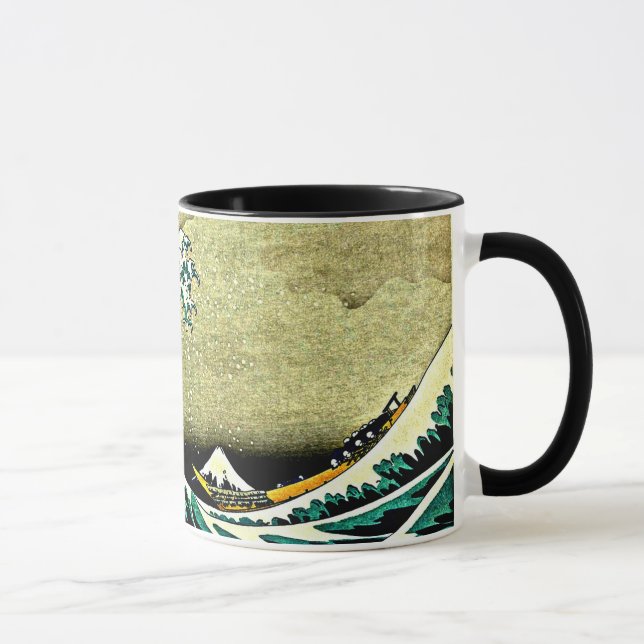 Caneca Onda excelente de Kanagawa - Katsushika Hokusai 18 (Direita)