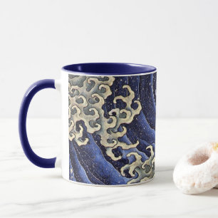 Caneca Onda Masculina de Hokusai