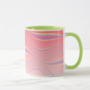 Caneca Ondas abstrato