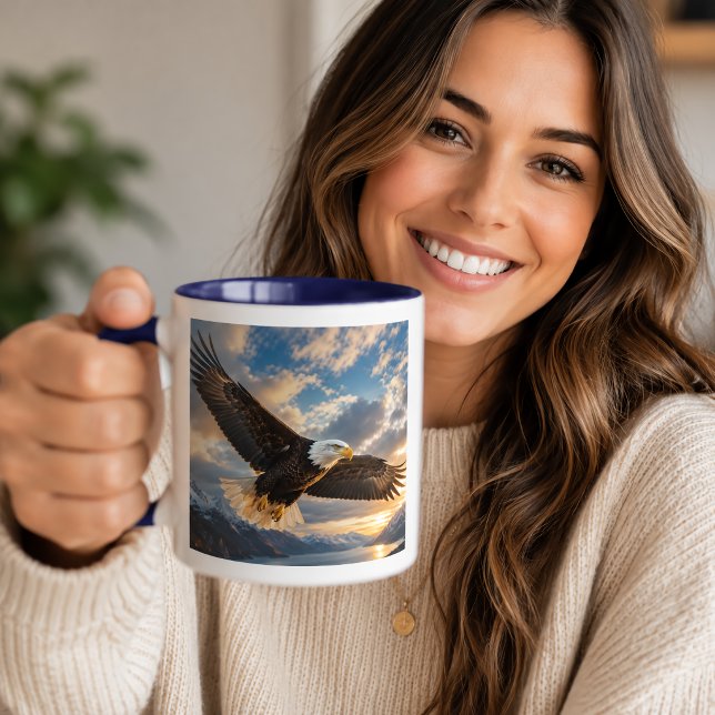 Caneca Onde as Águias Sobem (Criador carregado)