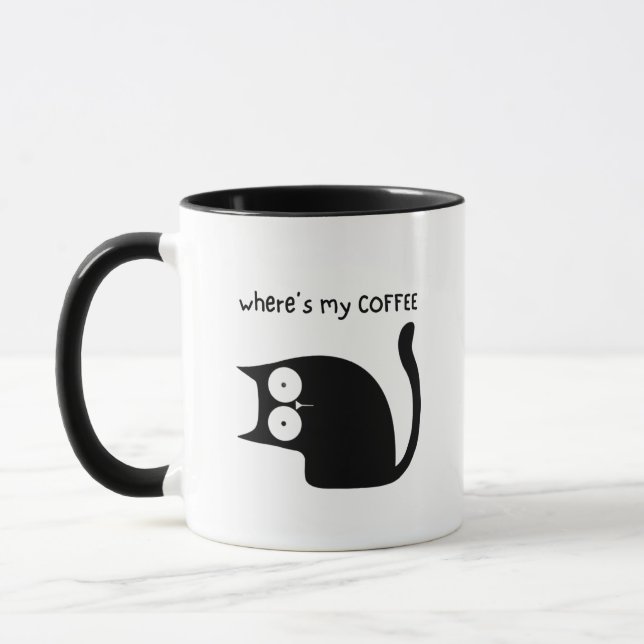 Caneca Onde está meu café (Esquerda)