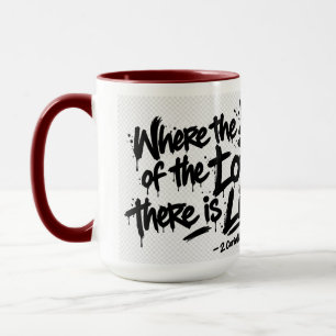 Caneca Onde o espírito está 