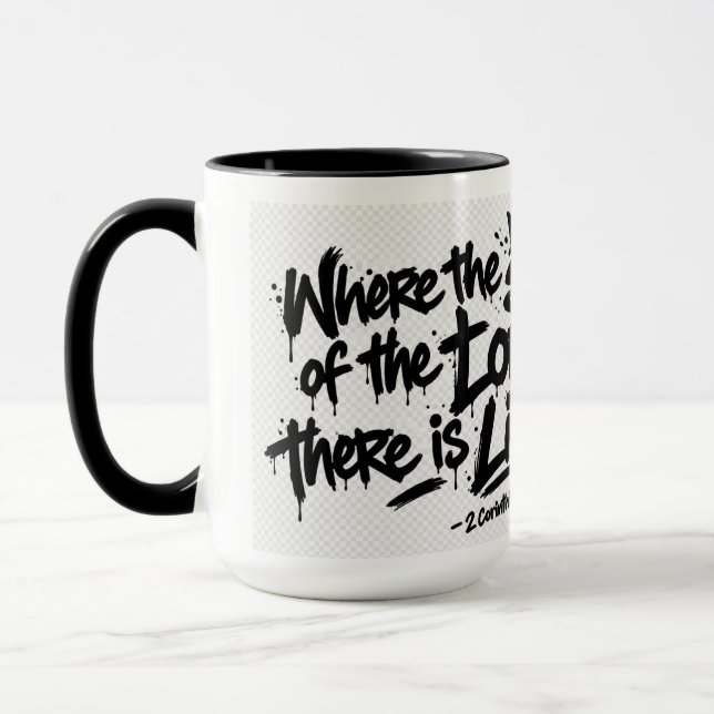 Caneca Onde o espírito está  (Esquerda)