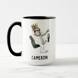 Caneca Onde Vivem os Monstros   Max   Adicione seu nome