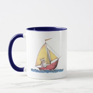 Caneca Onde Vivem os Monstros   Max ao Mar