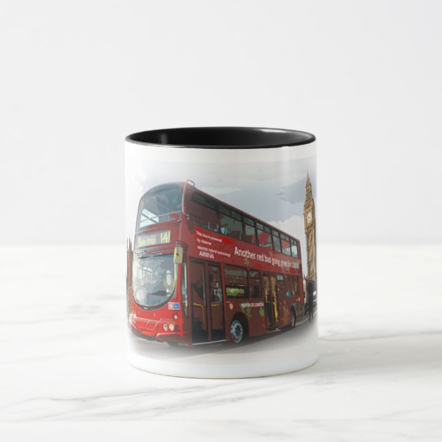 Caneca Ônibus de Londres do autocarro de dois andares (Centro)