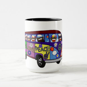 Caneca Ônibus Paz Dinheiro Meia