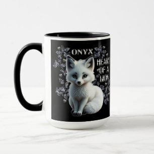 Caneca Ônix - Coração de um Leão Preto