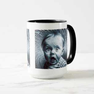 Caneca Op Art Baby Combo Mug, 15 oz