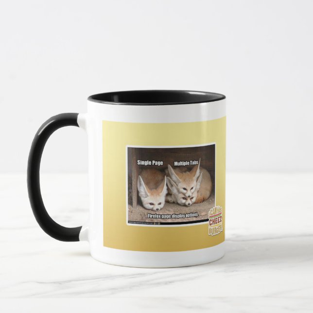 Caneca Opções da exposição da página (Esquerda)