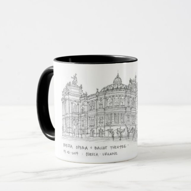 Caneca Ópera + Teatro Balé, Odessa, Ucrânia (Frente Esquerda)