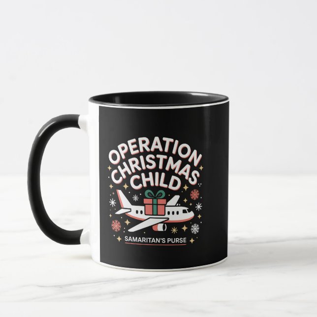 Caneca Operação Criança de Natal Bolsa do Samaritano  (Esquerda)