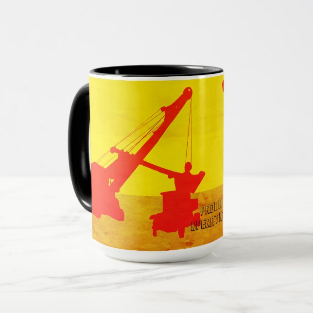 Caneca Operador da grua de lagartas Northwest (Frente Esquerda)