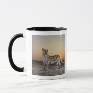 Caneca Opinião completa do comprimento o leopardo (pardu