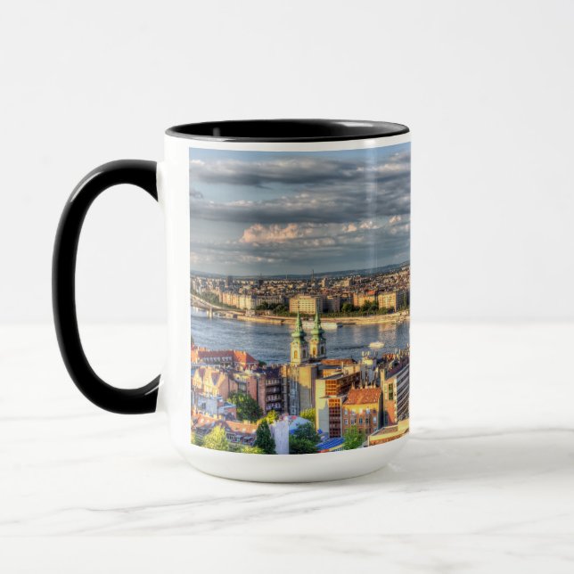 Caneca Opinião da cidade de Budapest (Esquerda)