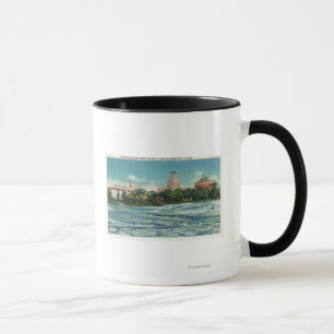 Caneca Opinião da ilha da cabra de Rapids americanos
