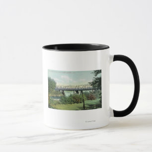 Caneca Opinião da rua da ponte da ponte de Hadley