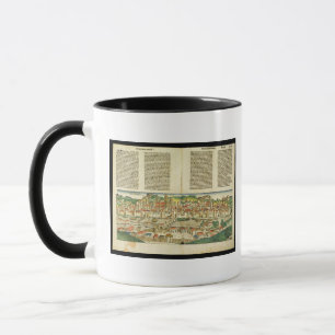 Caneca Opinião de olho de pássaro de Ratisbona, do