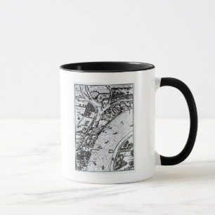 Caneca Opinião de olho de pássaro do rio Tamisa