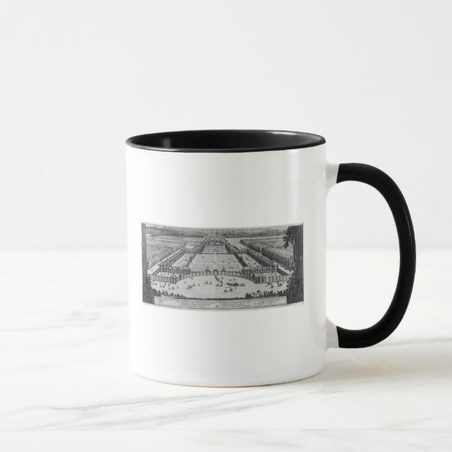 Caneca Opinião de perspectiva geral do castelo (Direita)