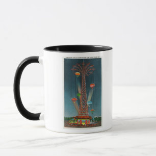 Caneca Opinião de salto de pára-quedas do parque da