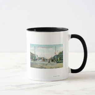 Caneca Opinião de Van Ness Avenida um ano após o fogo d