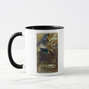 Caneca Opinião do balcão do templo do titã do nupcial