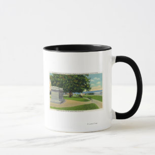 Caneca Opinião do monte de Coles do monumento do enterro