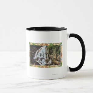 Caneca Opinião do parque da montanha de Ossipee do véu