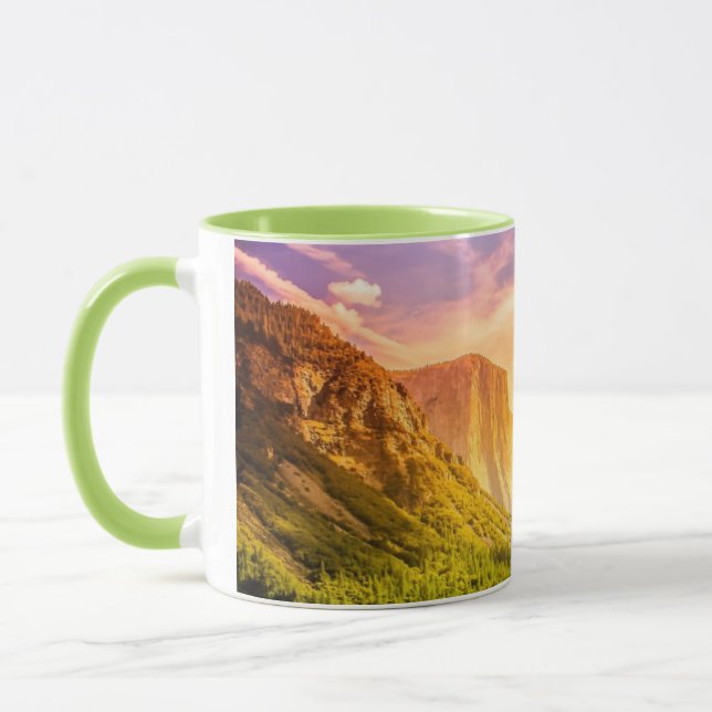 Caneca Opinião do túnel do parque nacional de Yosemite (Esquerda)