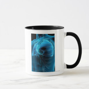 Caneca Opinião dos três quartos do coração e dos pulm
