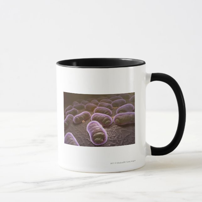 Caneca Opinião microscópica as bactérias (Direita)