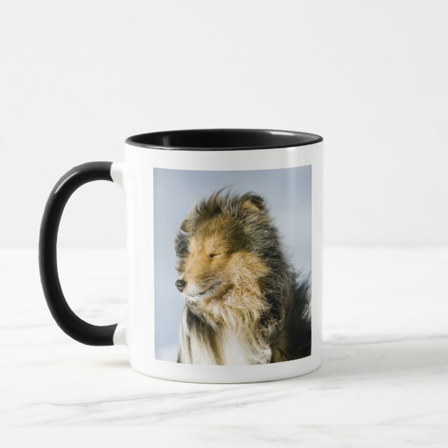 Caneca Opinião o sheepdog de Shetland (Esquerda)
