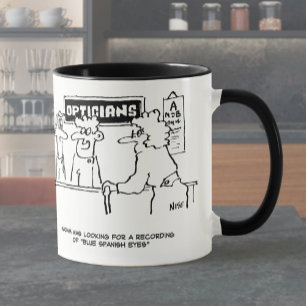 Caneca Optician pede "Olhos Espanhóis"