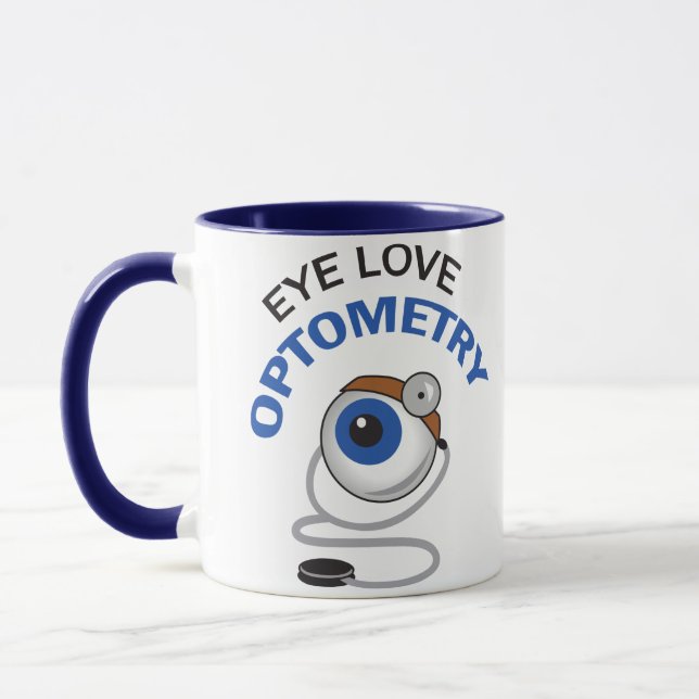 Caneca Optometria De Amor Ocular (Esquerda)