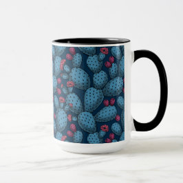 Caneca Opuntia florescente