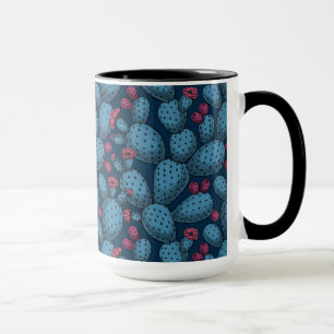 Caneca Opuntia florescente