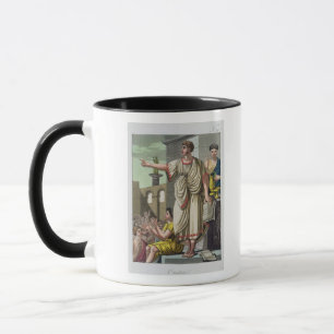 Caneca Orador romano, de "L'Antica Roma", 1825 (cor l