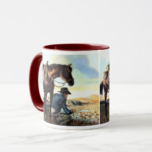 Caneca Orando Cowboy