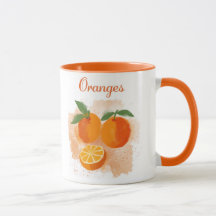 Orange Coffee Mug - Escolha sua Fruta