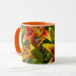 Caneca Orange Daylily Canadian Flower Photoshop