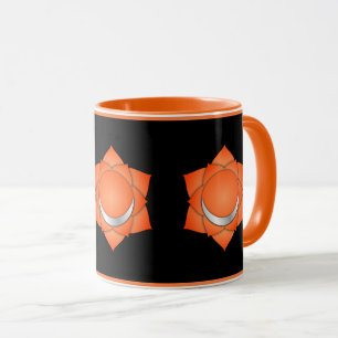 Caneca Orange Sacral Chakra Espiritual Zen Namaste