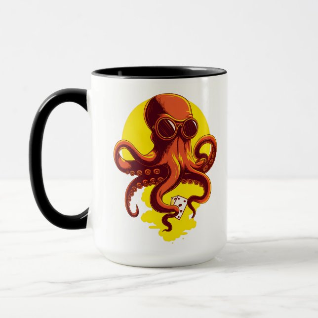 Caneca Orange Smart Octopus (Esquerda)