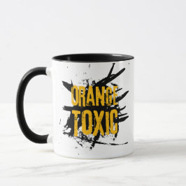 Caneca Orange Toxic Unti Trump Political Resistance 
