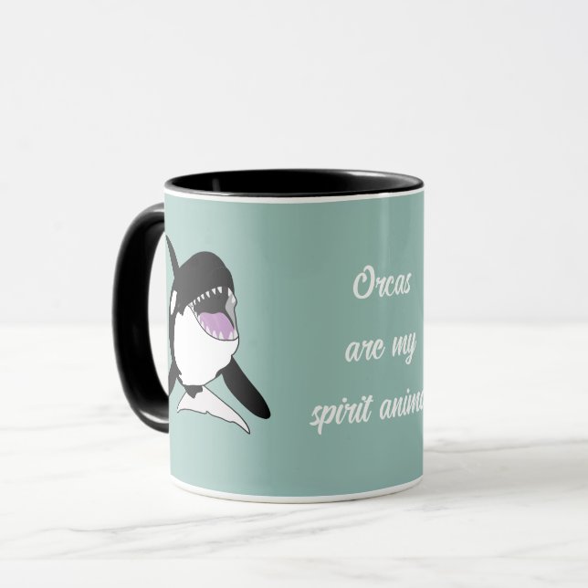 Caneca Orca Killer Whale Spirit Animal (Frente Esquerda)