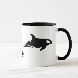 Caneca Orca Mãe e Dois Vitelos