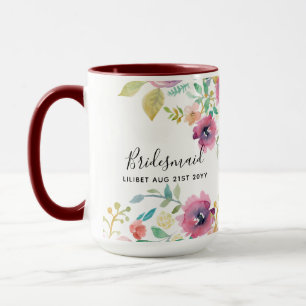 Caneca Orçamento Partido Bridal Bridal, presentes cor-de-